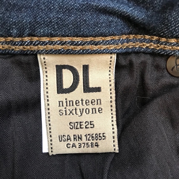 Dl1961 Ángel mid-rise skinny ankle size 25 - Picture 9 of 13